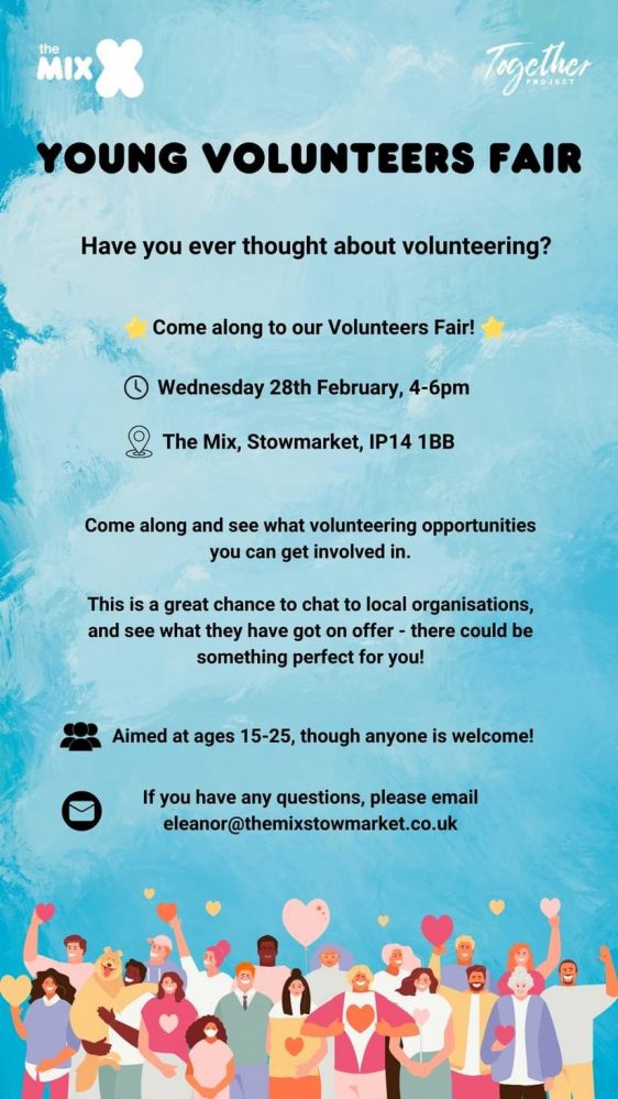 Young Volunteers Fair – Thursday 28th February 2024